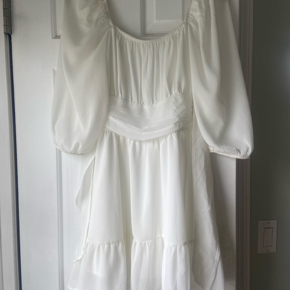 Exlura Summer Lantern Half Sleeve Mini Dress - Picture 4 of 8